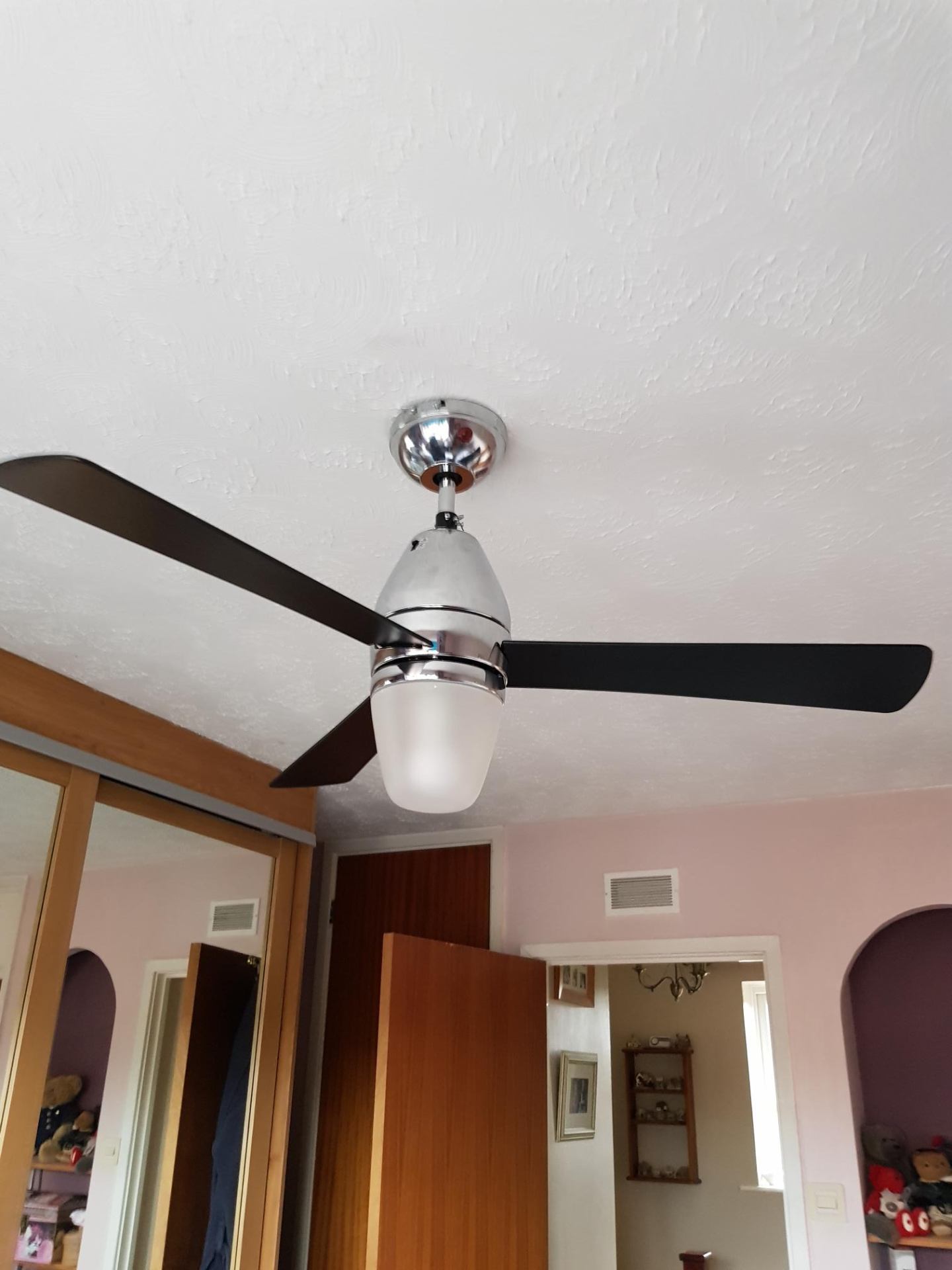 Ceiling fan installation