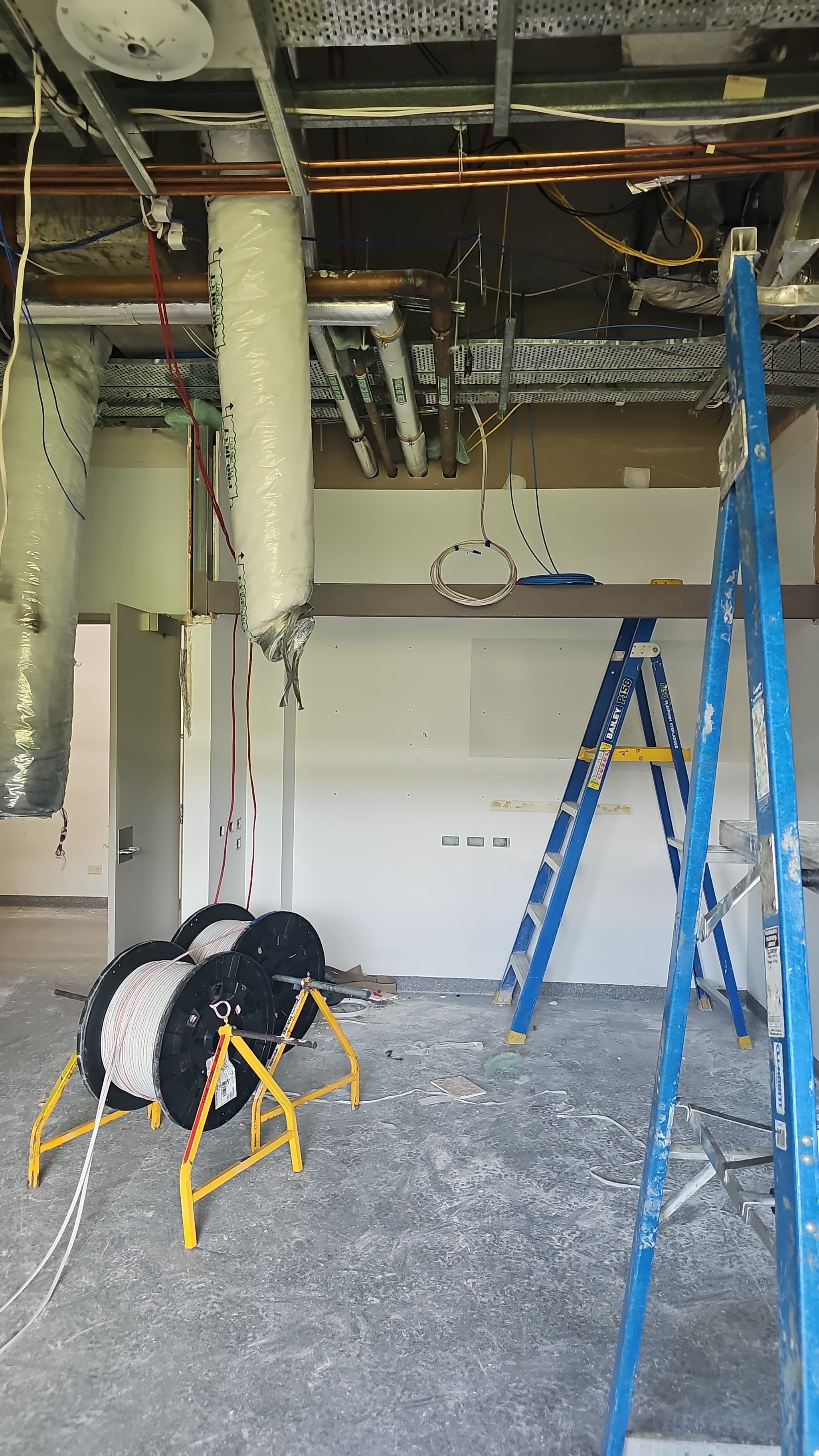 Commercial fit-out rough in